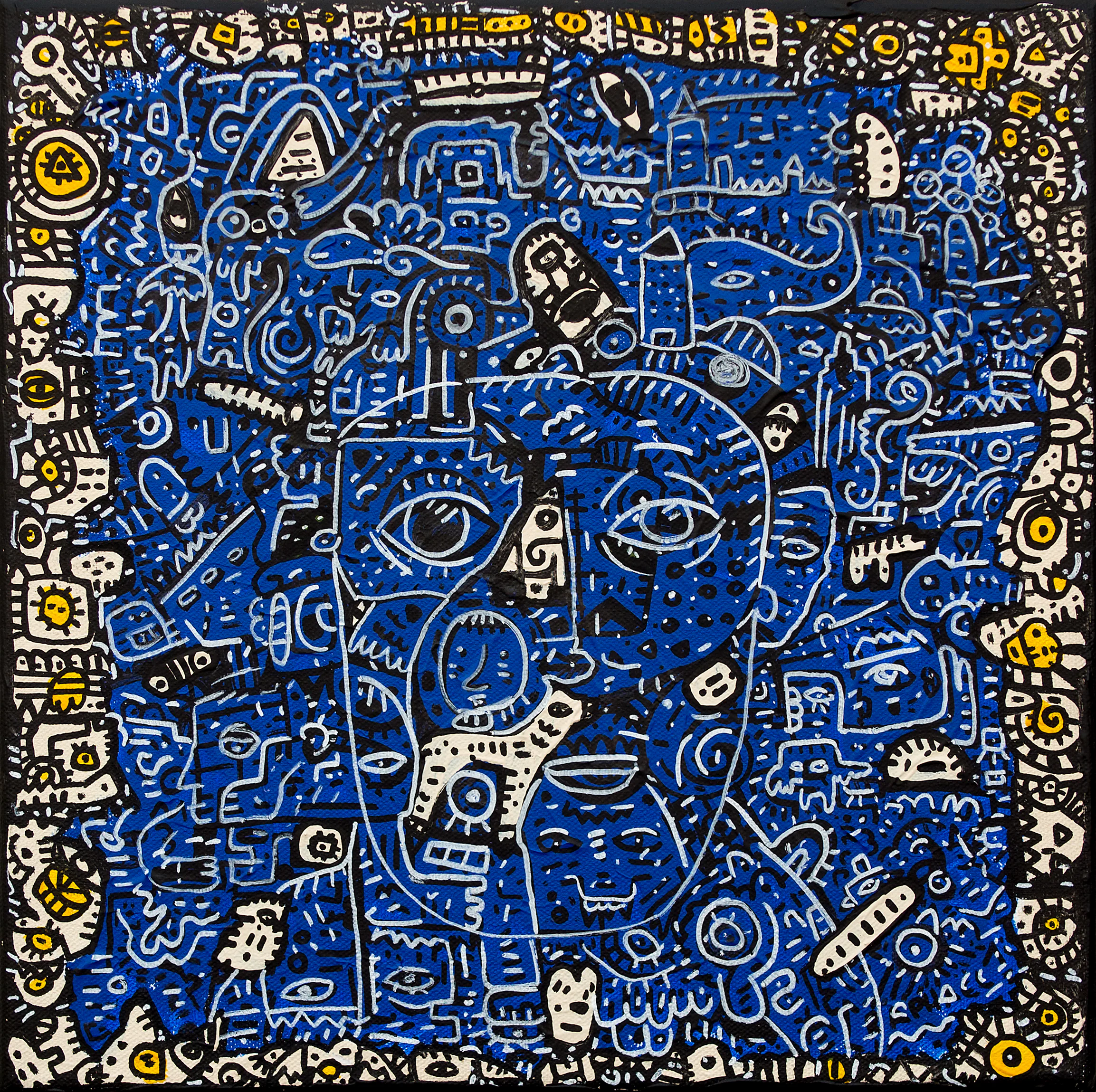 Ballade dans la nuit, a painting by Space Raphaël