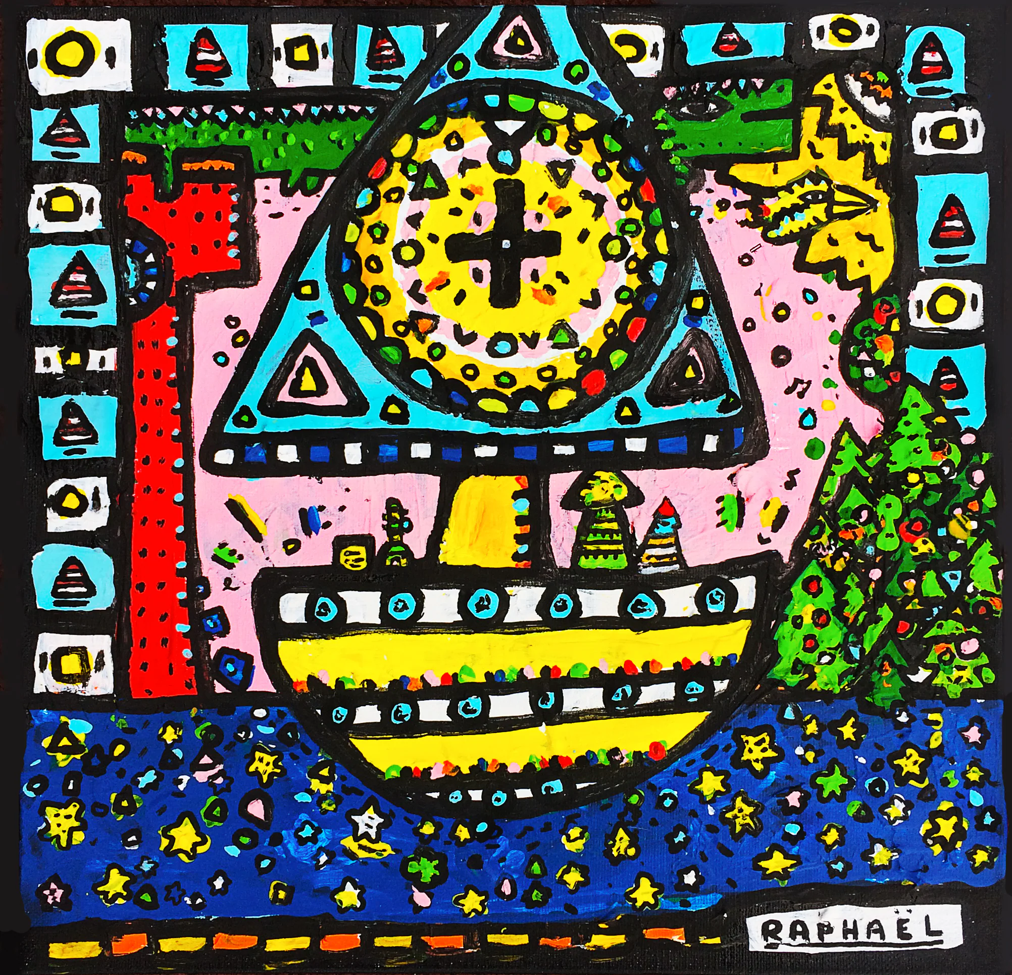 La Quête, a painting by Space Raphaël