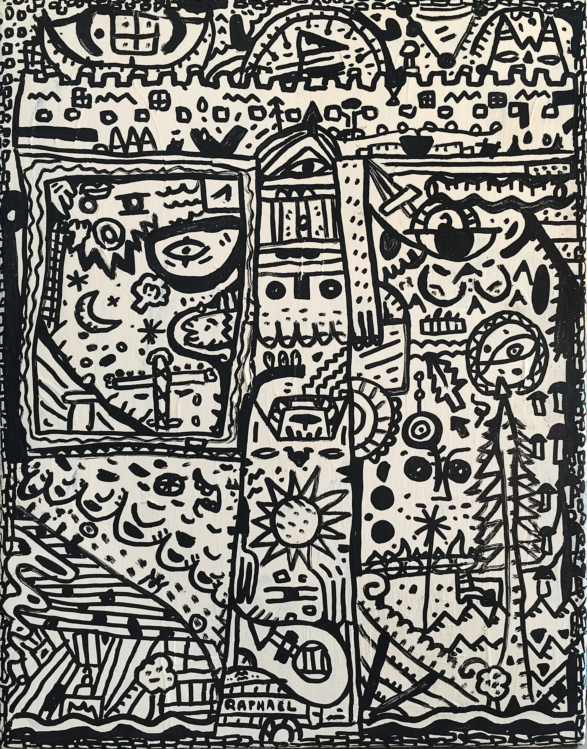 Odessia, a painting by Space Raphaël