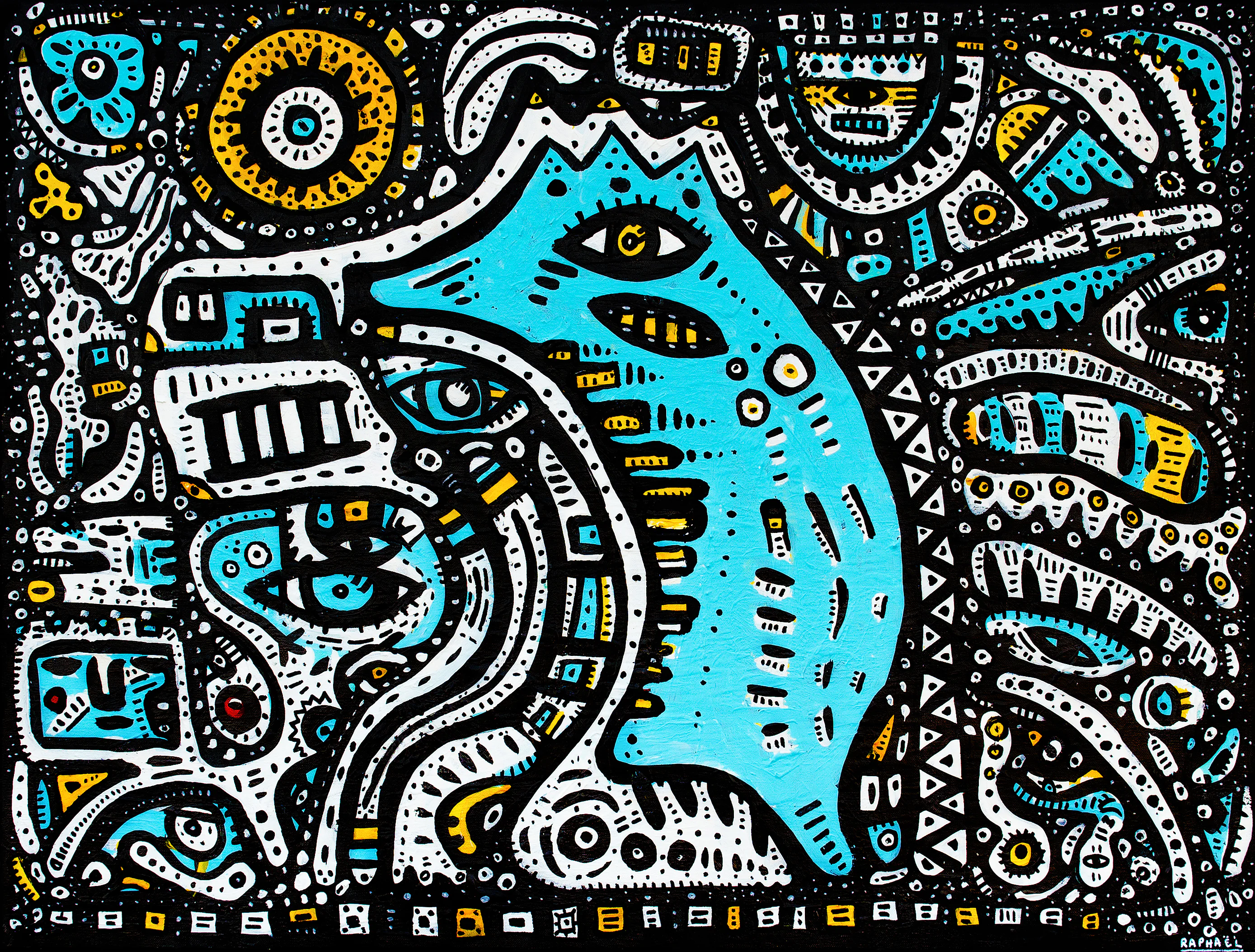 Pegasus, a painting by Space Raphaël
