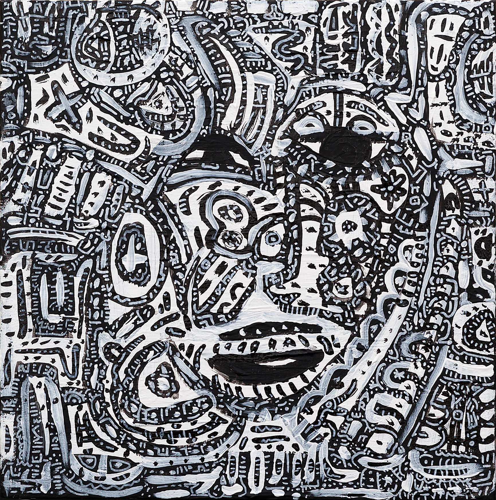 Un doux moment d’inattention, a painting by Space Raphaël