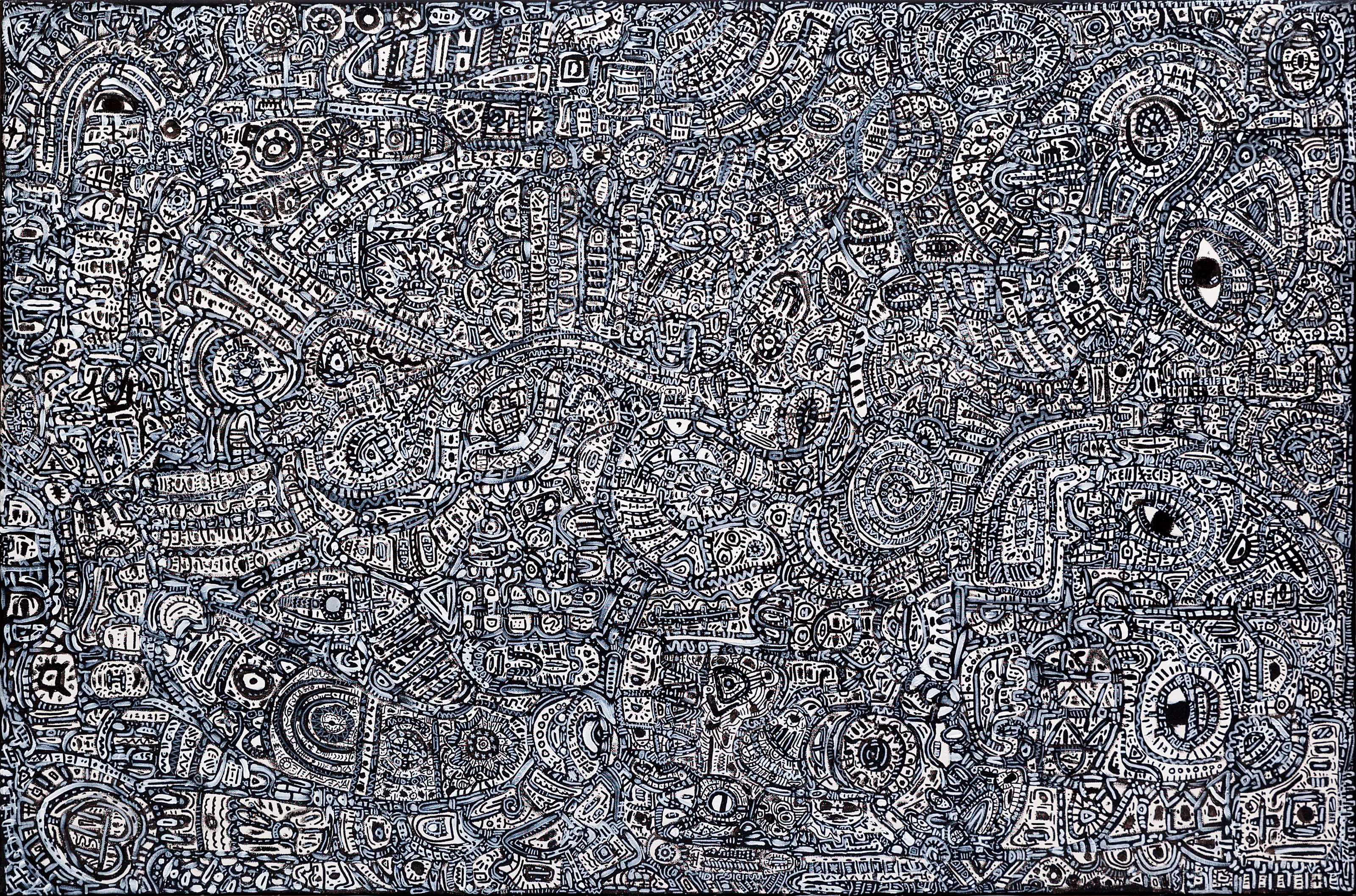 Welcome to the Jungle, a painting by Space Raphaël