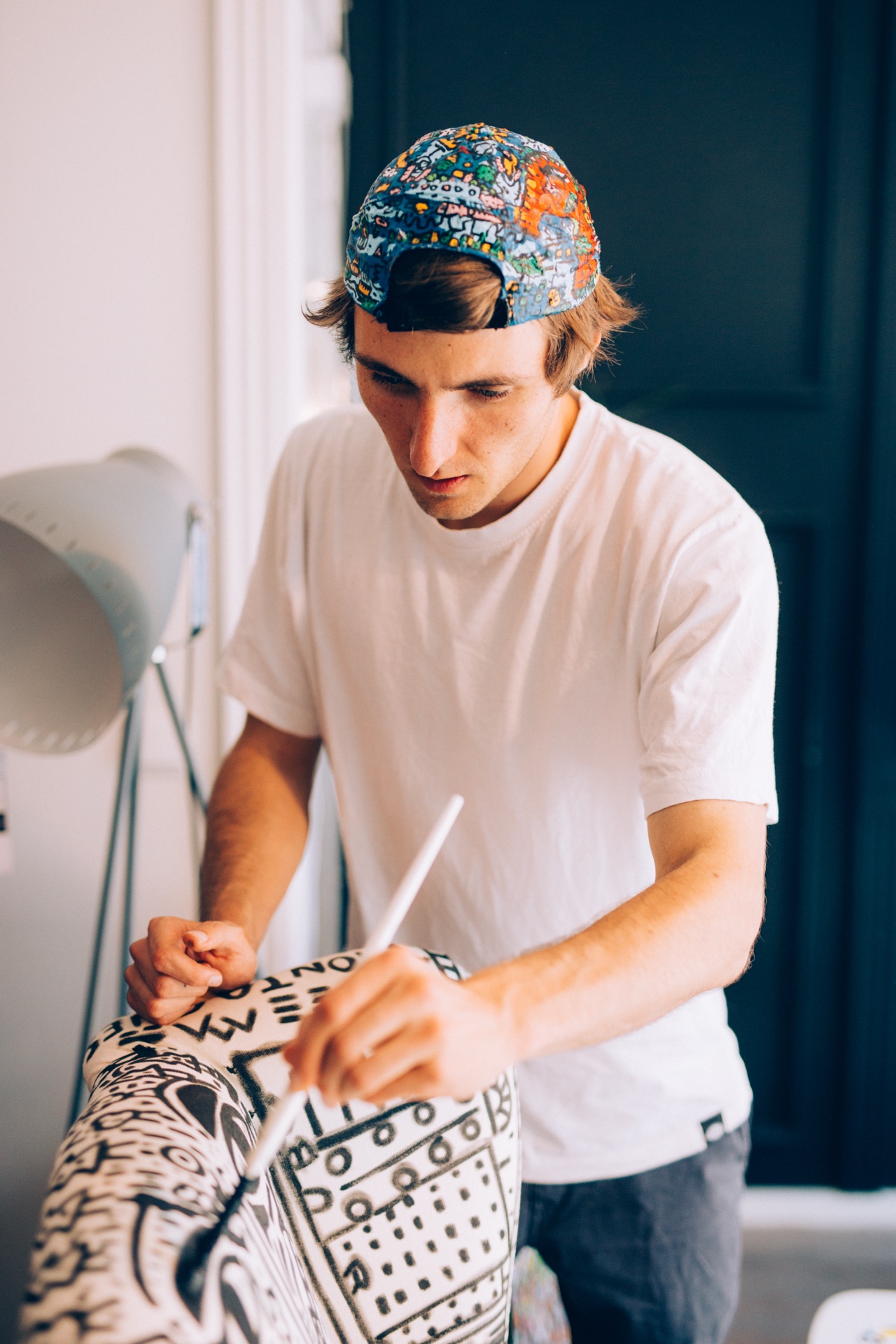 Portrait of Space Raphaël painting furniture